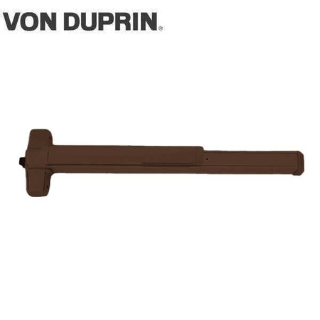 VON DUPRIN VonDuprin - 98EO - Rim Exit Device - Exit Only - No Trim - Dark Bronze Anodized Aluminum Finish - 3 VNDP-98EO-3-313